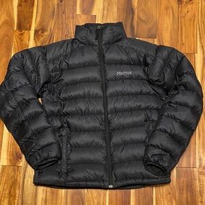 Marmot 800 Down Fill Men's Dark Navy Puffer Jacket -Size Medium